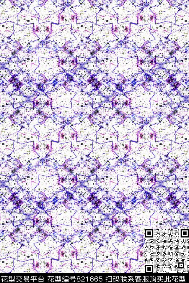 波浪条纹细条纹条纹数码印花华亿平台下载（图片编号: 821665） - 瓦栏（Walan）