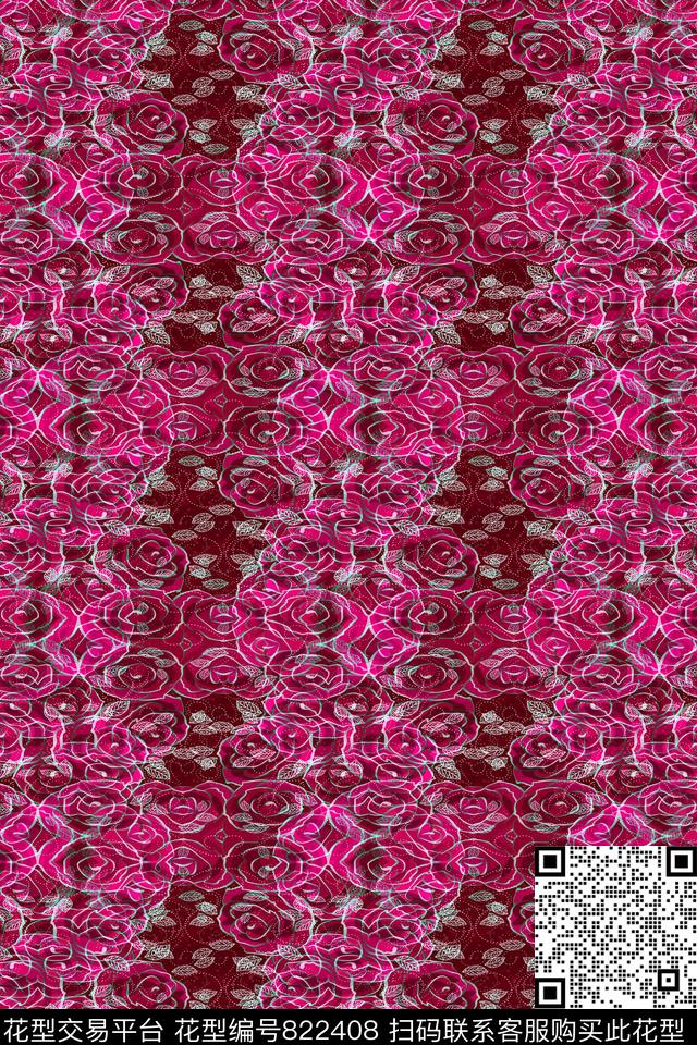 不规则几何马赛克小方块传统印花华亿平台下载（图片编号: 822408） - 瓦栏（Walan）