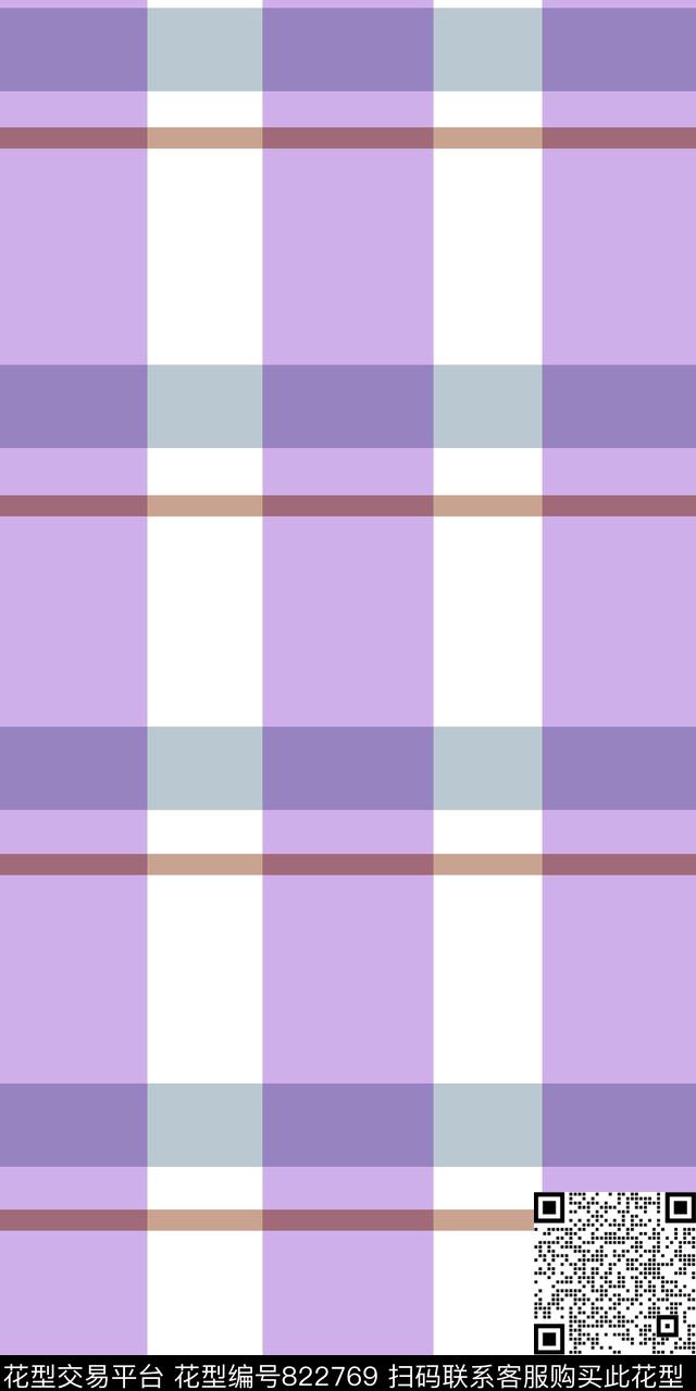 十字方格几何数码印花华亿平台下载（图片编号: 822769） - 瓦栏（Walan）