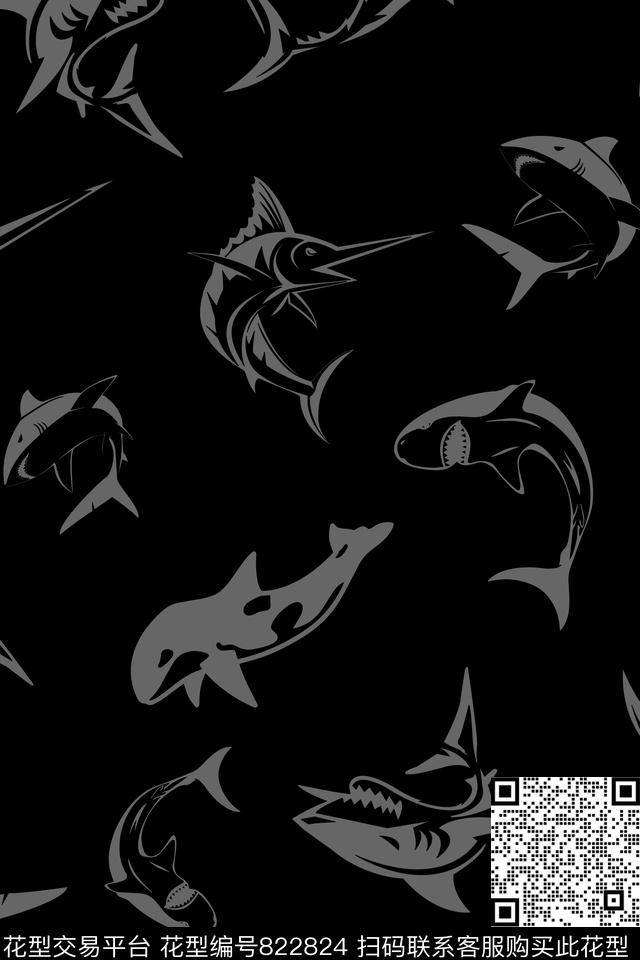 寸衫男装T恤传统印花华亿平台下载（图片编号: 822824） - 瓦栏（Walan）