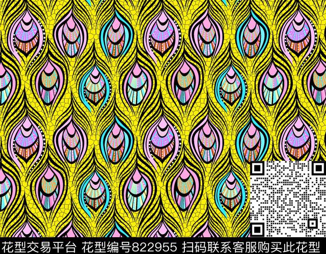 不规则几何解构圆形传统印花华亿平台下载（图片编号: 822955） - 瓦栏（Walan）