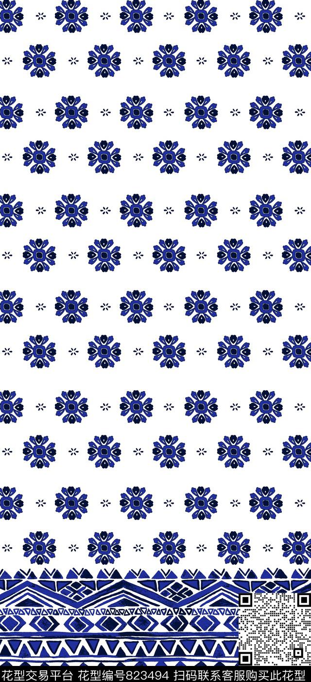欧美欧式大马士革传统印花华亿平台下载（图片编号: 823494） - 瓦栏（Walan）