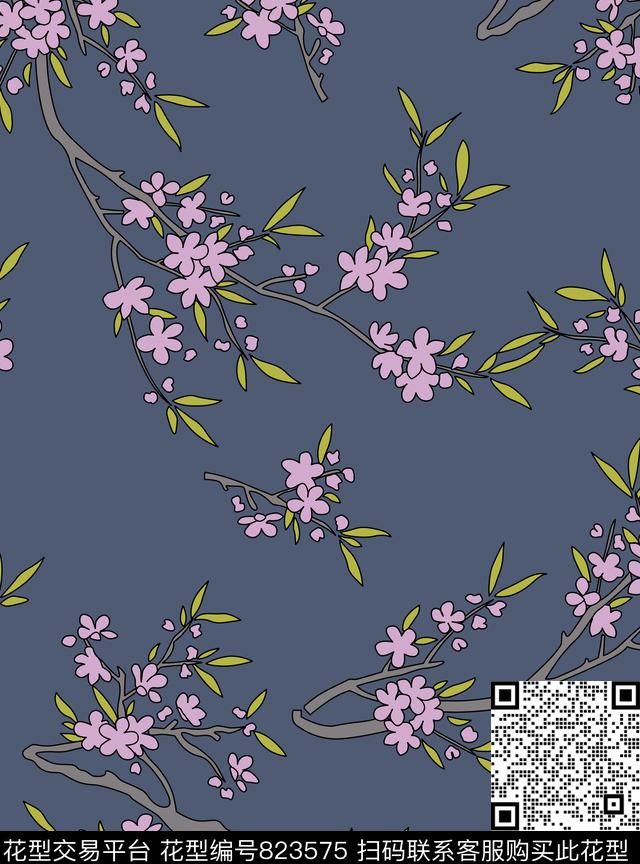 女装时尚线条传统印花华亿平台下载（图片编号: 823575） - 瓦栏（Walan）