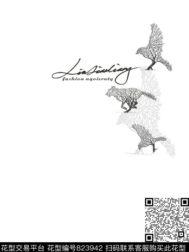 动物欧式时尚传统印花华亿平台下载（图片编号: 823942） - 瓦栏（Walan）