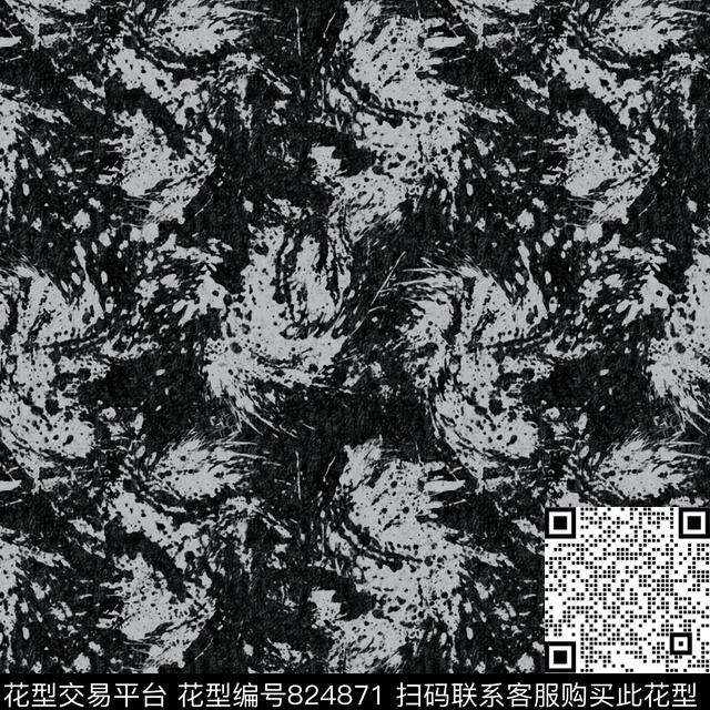 时尚肌理男装传统印花华亿平台下载（图片编号: 824871） - 瓦栏（Walan）