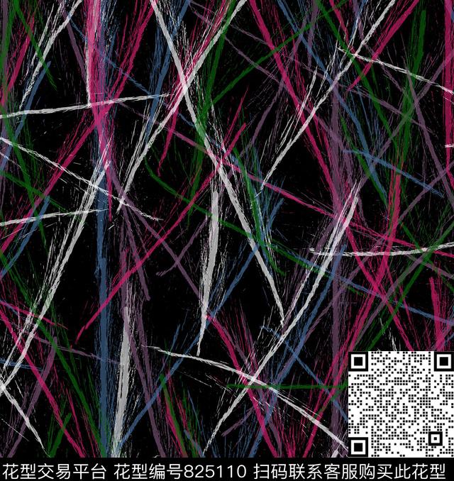 时尚女装肌理传统印花华亿平台下载（图片编号: 825110） - 瓦栏（Walan）