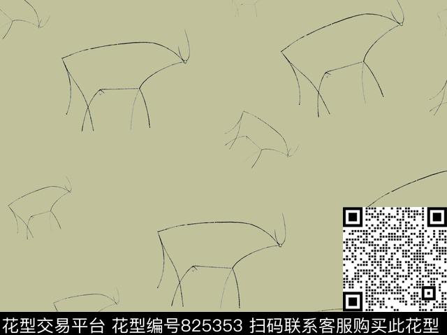 几何不规则几何抽象传统印花华亿平台下载（图片编号: 825353） - 瓦栏（Walan）