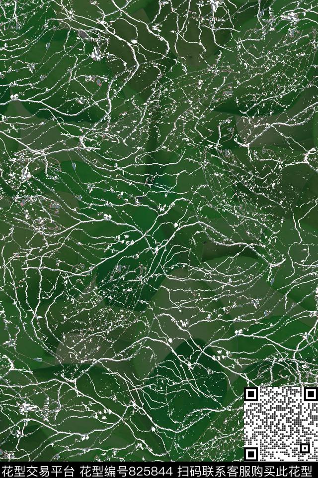 花朵藤枝肌理数码印花华亿平台下载（图片编号: 825844） - 瓦栏（Walan）