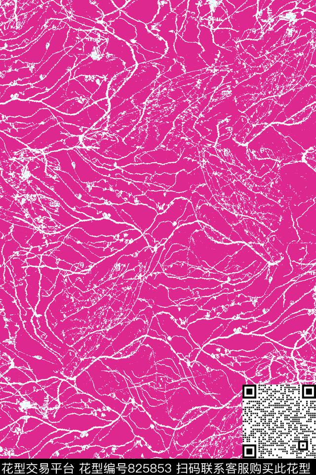 花朵藤枝肌理数码印花华亿平台下载（图片编号: 825853） - 瓦栏（Walan）