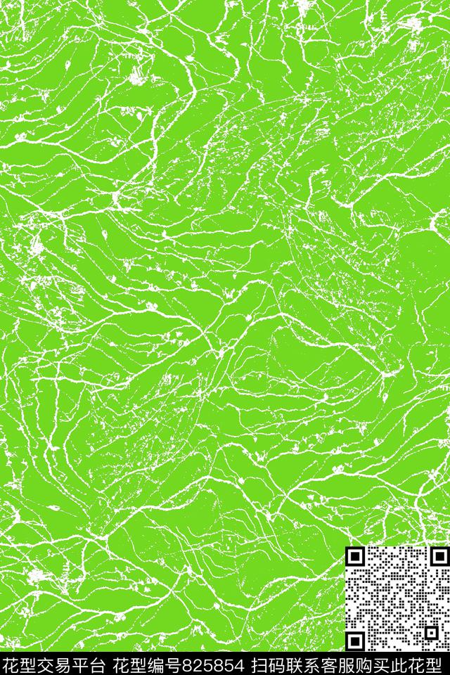 花朵藤枝肌理数码印花华亿平台下载（图片编号: 825854） - 瓦栏（Walan）