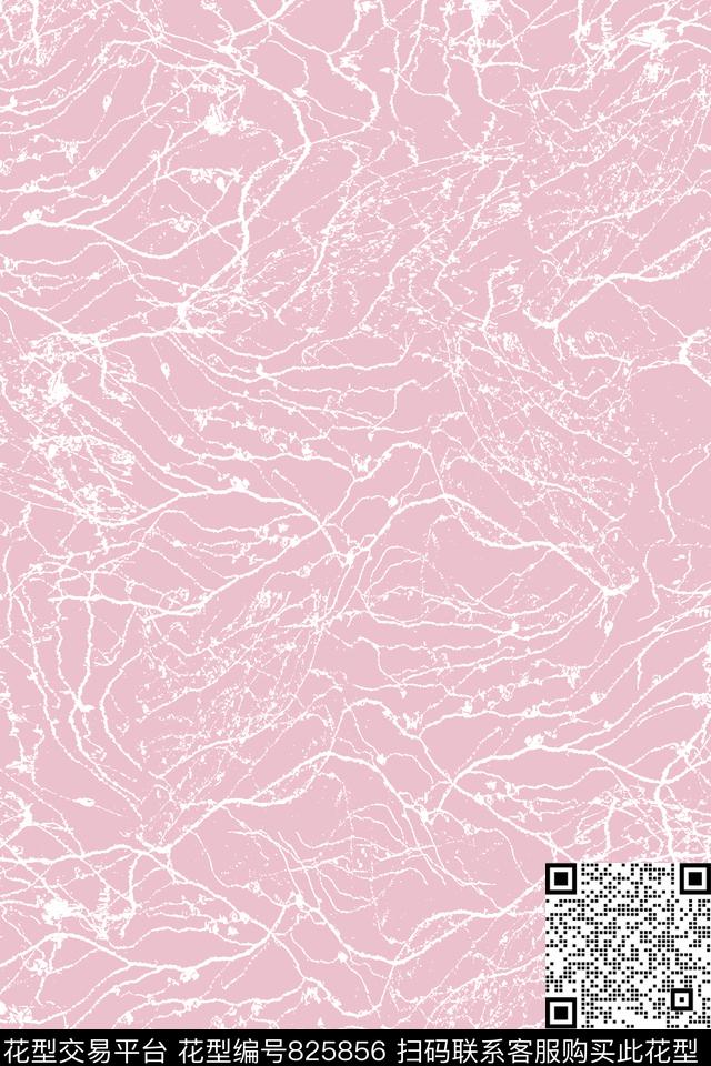 花朵藤枝肌理数码印花华亿平台下载（图片编号: 825856） - 瓦栏（Walan）