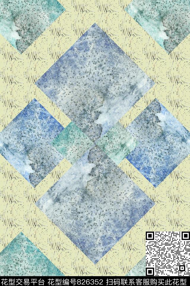 纹理视觉活力数码印花华亿平台下载（图片编号: 826352） - 瓦栏（Walan）