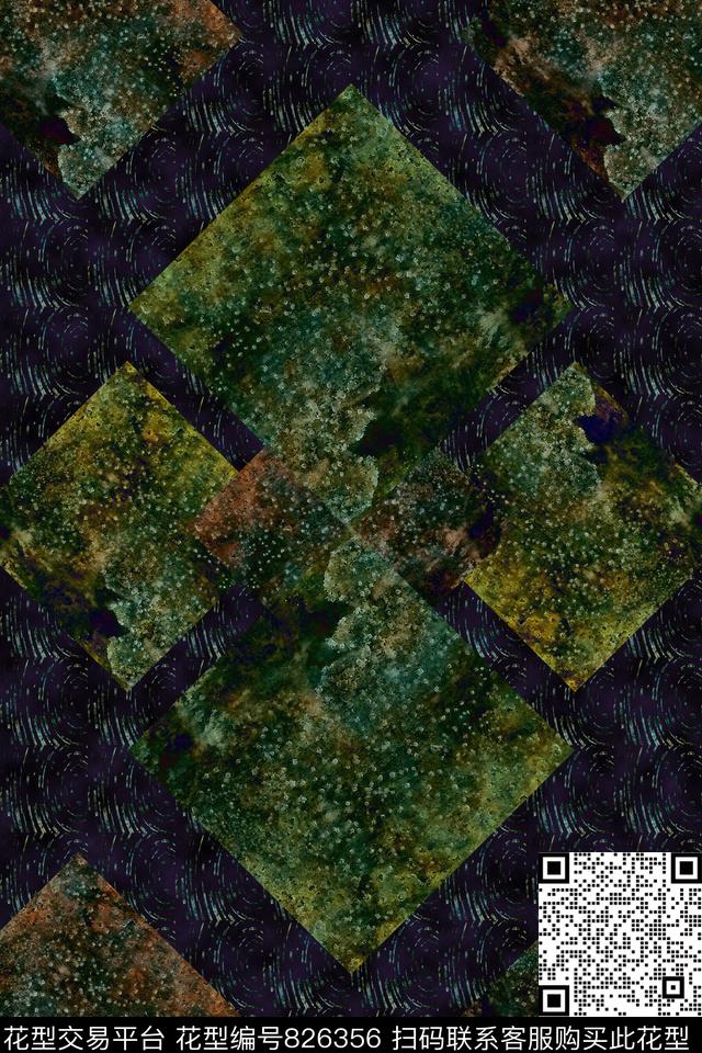 视觉活力时尚数码印花华亿平台下载（图片编号: 826356） - 瓦栏（Walan）