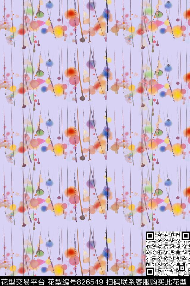 花瓣花卉创意小碎花数码印花华亿平台下载（图片编号: 826549） - 瓦栏（Walan）