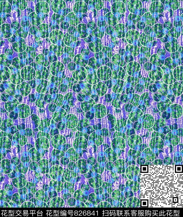 民族风巴洛克宫廷风数码印花华亿平台下载（图片编号: 826841） - 瓦栏（Walan）