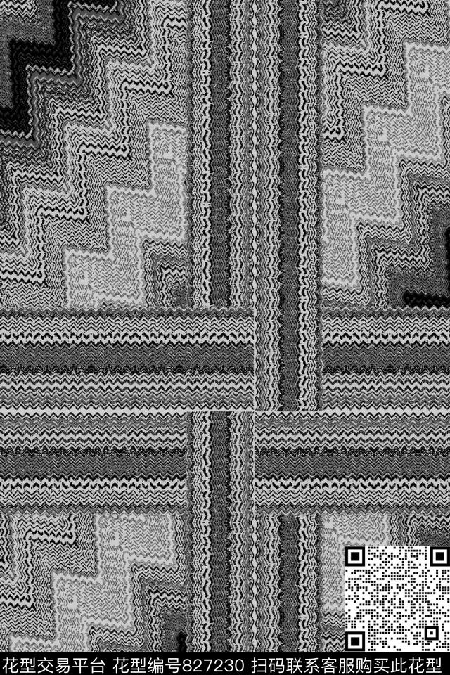 家纺类沙发布格子数码印花华亿平台下载（图片编号: 827230） - 瓦栏（Walan）