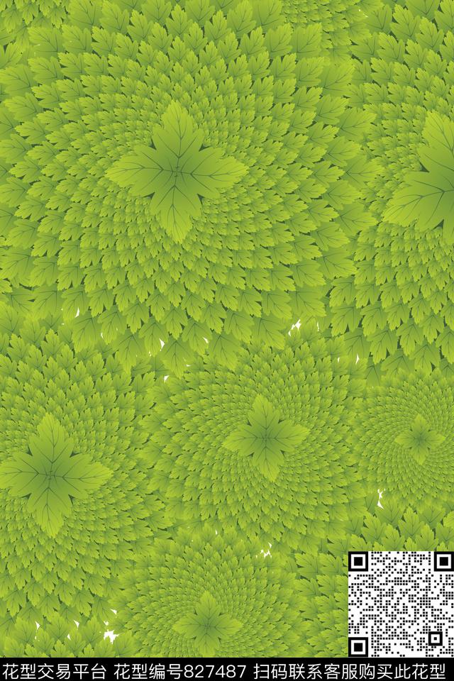 圆形几何数码印花华亿平台下载（图片编号: 827487） - 瓦栏（Walan）