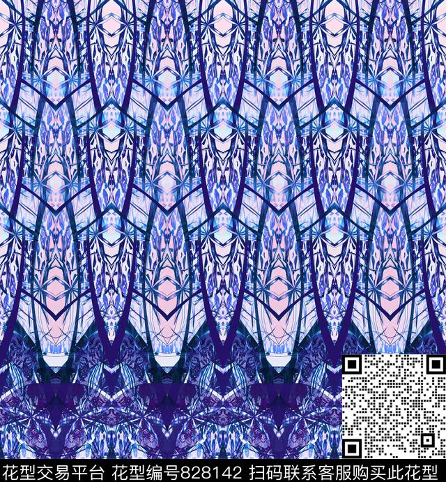 彩繪玻璃鏡射宮廷数码印花华亿平台下载（图片编号: 828142） - 瓦栏（Walan）