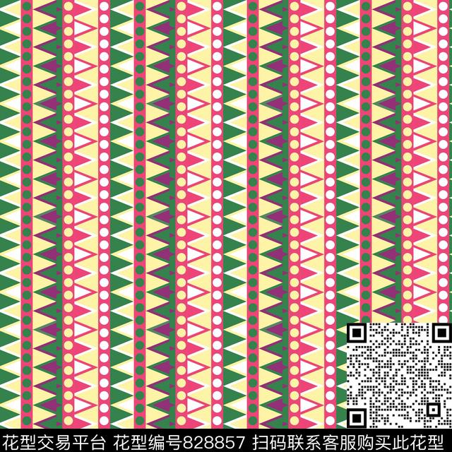 菱形三角形几何传统印花华亿平台下载（图片编号: 828857） - 瓦栏（Walan）