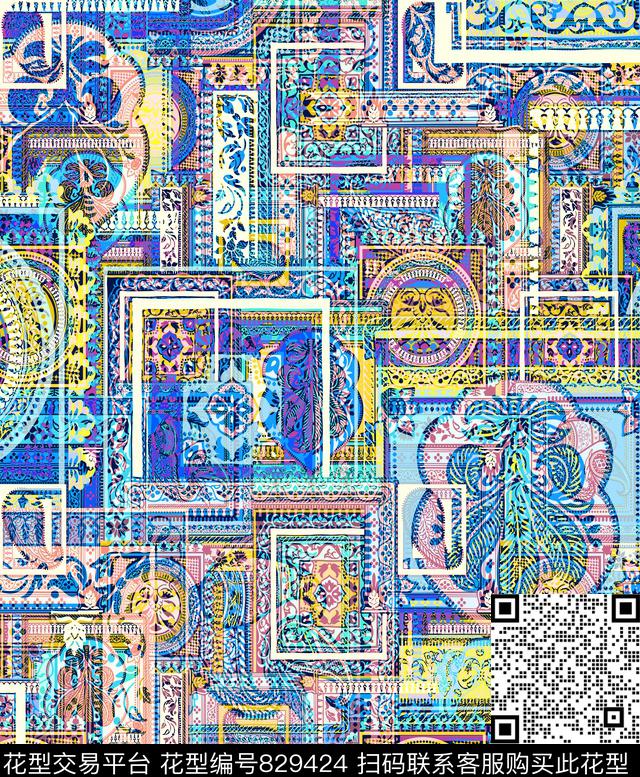 畫框西洋風徽章传统印花华亿平台下载（图片编号: 829424） - 瓦栏（Walan）