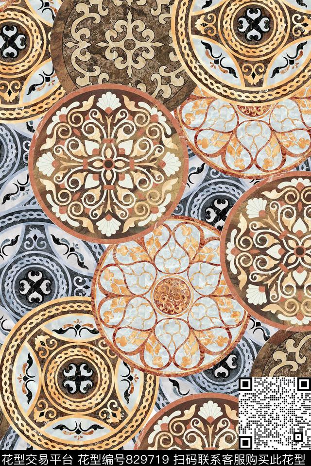 flowercolorfullcolorise数码印花华亿平台下载（图片编号: 829719） - 瓦栏（Walan）