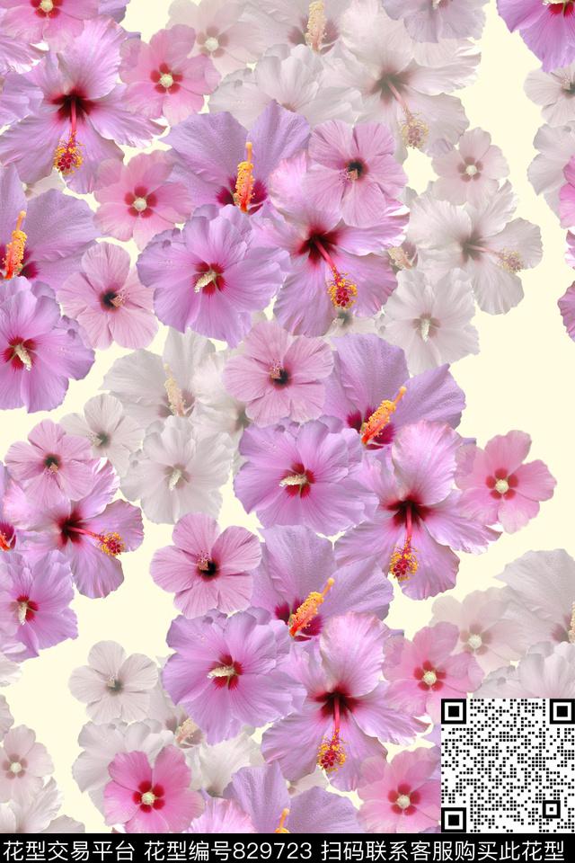 flowercolorfullcolorise数码印花华亿平台下载（图片编号: 829723） - 瓦栏（Walan）