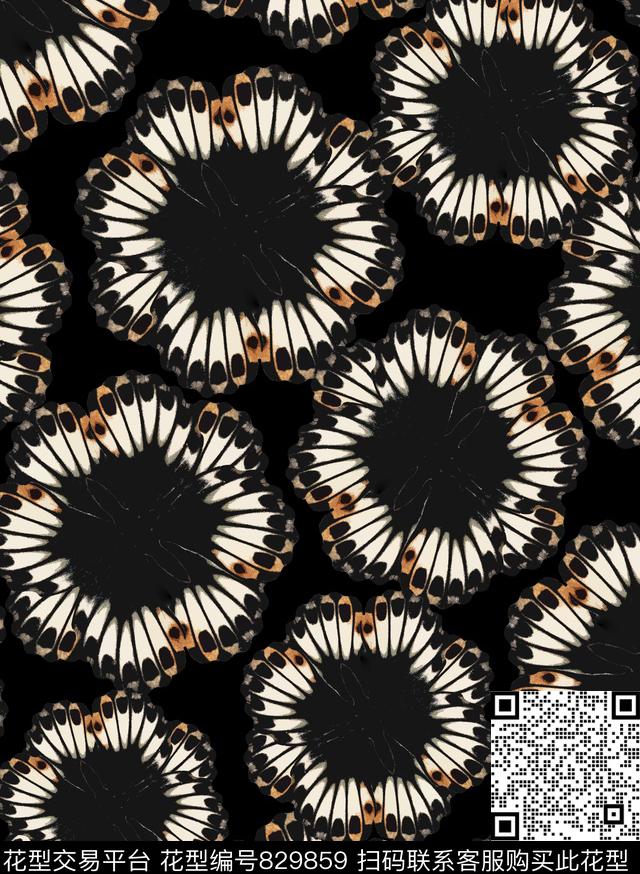 时尚女装肌理数码印花华亿平台下载（图片编号: 829859） - 瓦栏（Walan）