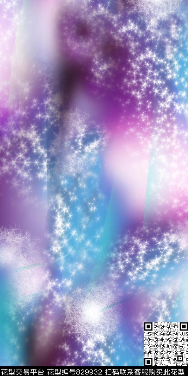 蒲公英星星数码印花华亿平台下载（图片编号: 829932） - 瓦栏（Walan）