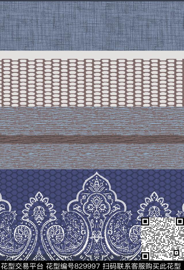 简欧民族风佩兹利传统印花华亿平台下载（图片编号: 829997） - 瓦栏（Walan）