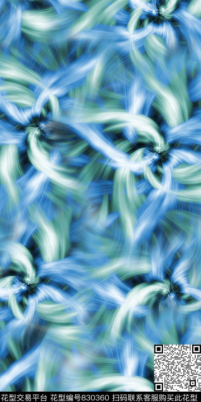 抽象纹路数码印花数码印花华亿平台下载（图片编号: 830360） - 瓦栏（Walan）