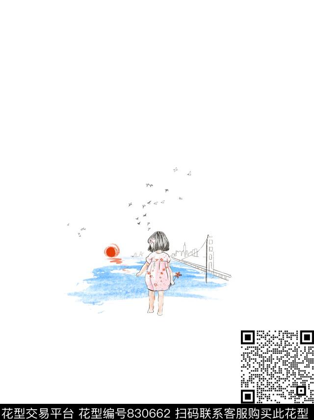 海洋春夏T恤传统印花华亿平台下载（图片编号: 830662） - 瓦栏（Walan）