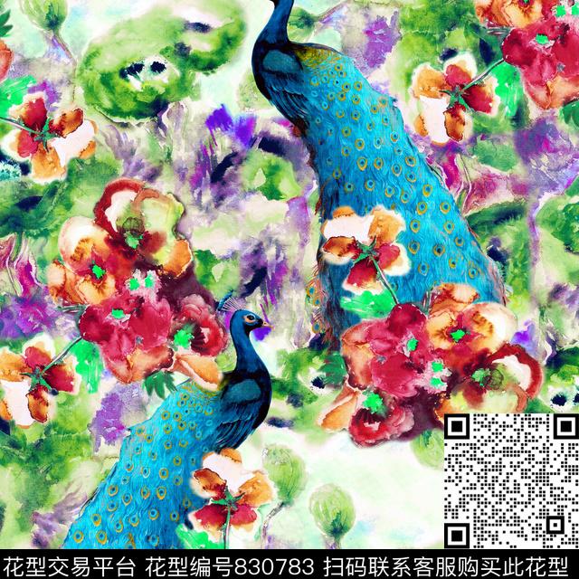 90方巾方巾中国风数码印花华亿平台下载（图片编号: 830783） - 瓦栏（Walan）