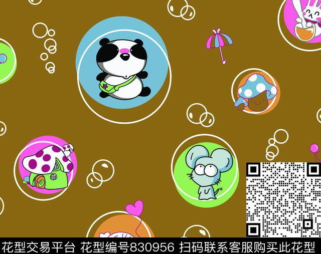 婴童卡通儿童数码印花华亿平台下载（图片编号: 830956） - 瓦栏（Walan）