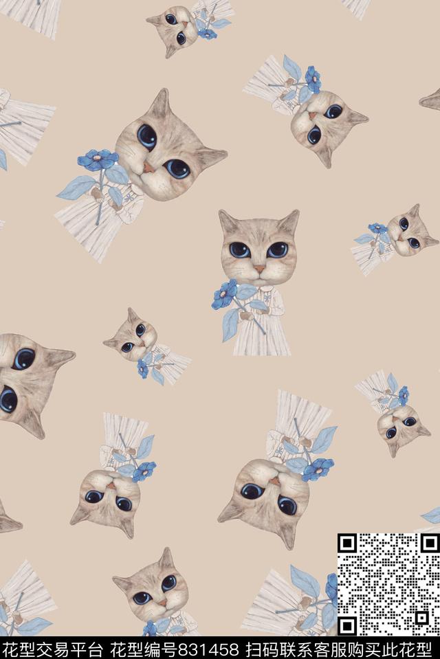 定位扎染手绘数码印花华亿平台下载（图片编号: 831458） - 瓦栏（Walan）