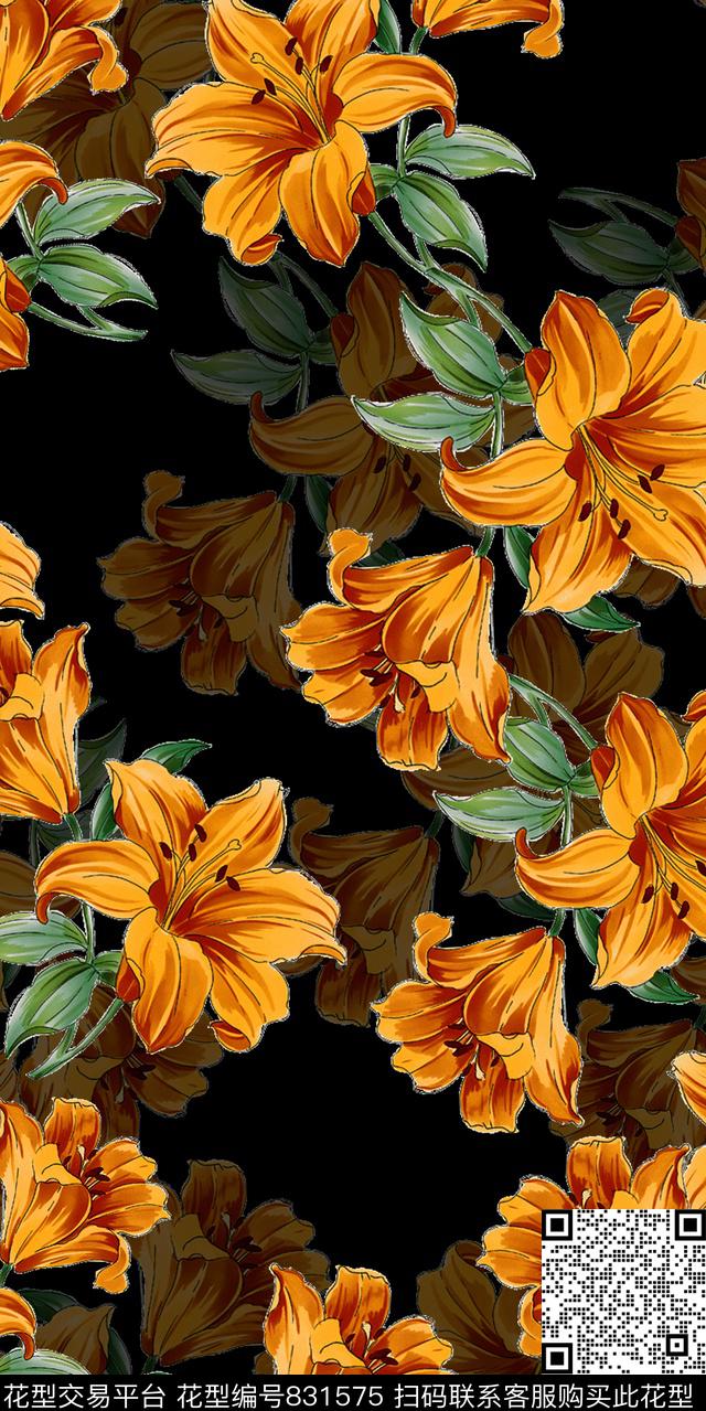 花朵小碎花乱花数码印花华亿平台下载（图片编号: 831575） - 瓦栏（Walan）