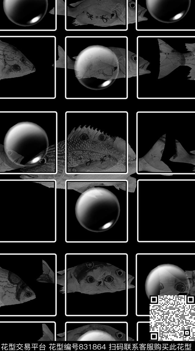 男装创意图案设计创意服装面料数码印花华亿平台下载（图片编号: 831864） - 瓦栏（Walan）