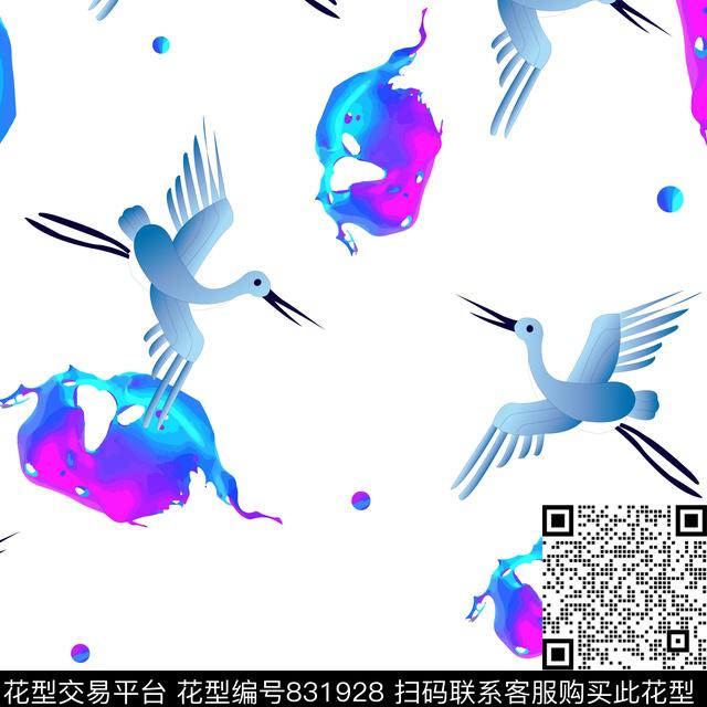 纪梵希givenchy创意昆虫数码印花华亿平台下载（图片编号: 831928） - 瓦栏（Walan）