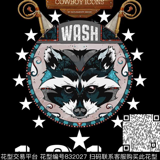 创意图案设计男装t恤数码印花华亿平台下载（图片编号: 832027） - 瓦栏（Walan）