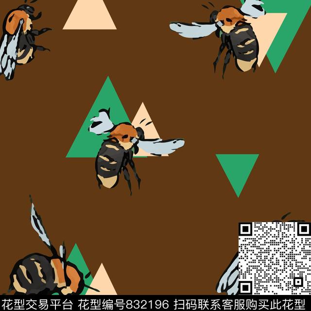 昆虫纪梵希givenchy创意传统印花华亿平台下载（图片编号: 832196） - 瓦栏（Walan）