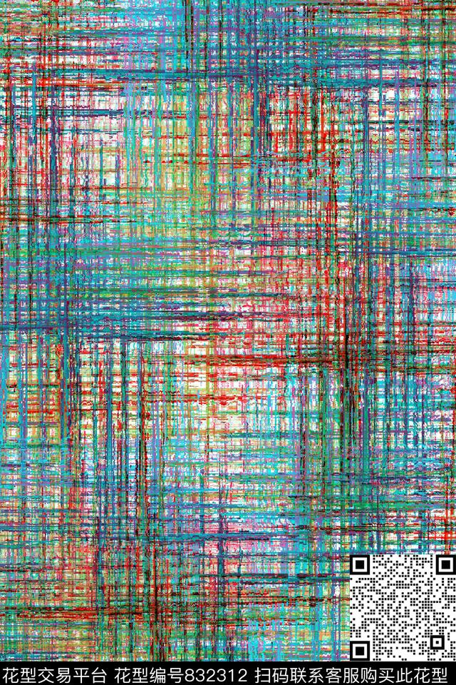 女装抽象几何地表肌理数码印花华亿平台下载（图片编号: 832312） - 瓦栏（Walan）