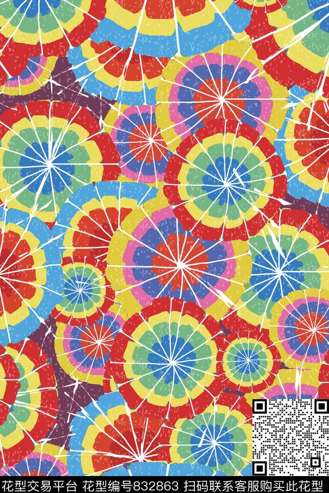 婴童卡通大花传统印花华亿平台下载（图片编号: 832863） - 瓦栏（Walan）