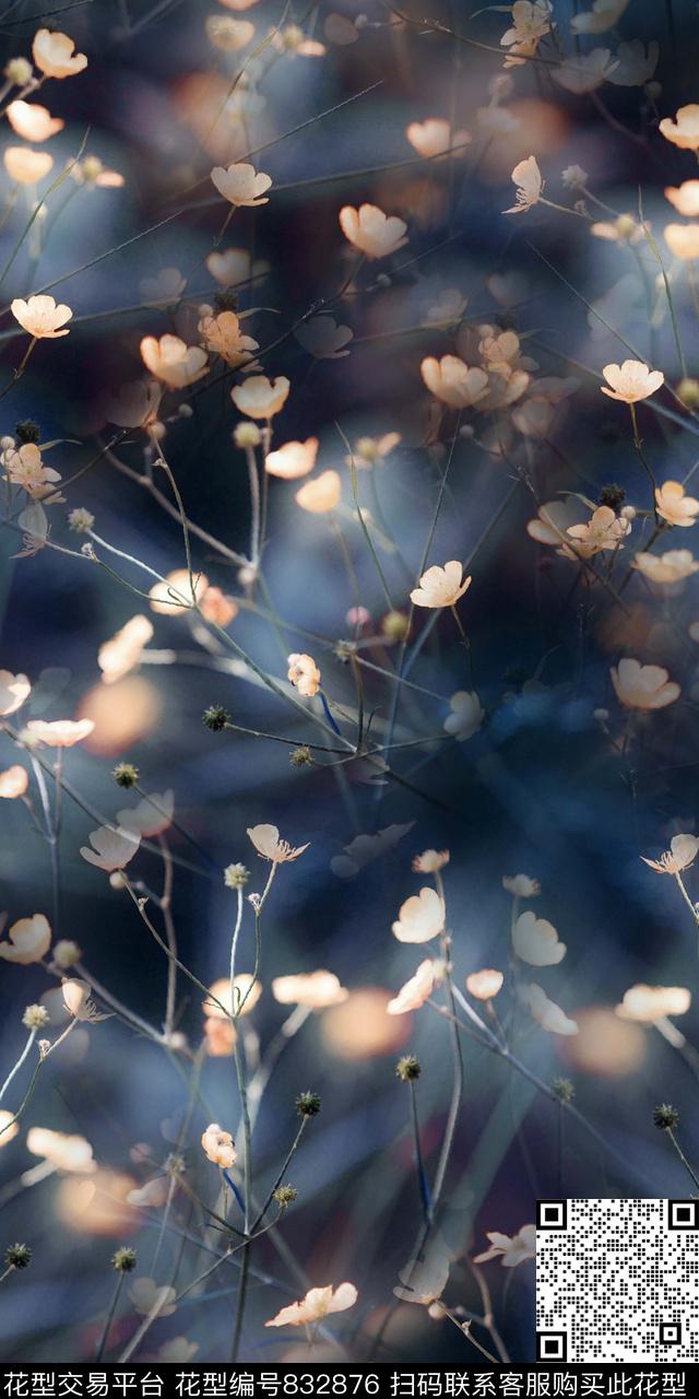 乱花花卉数码数码印花华亿平台下载（图片编号: 832876） - 瓦栏（Walan）