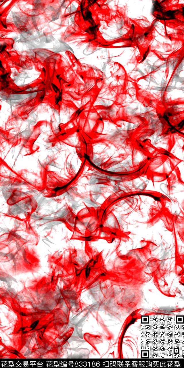 炫彩数码抽象数码印花华亿平台下载（图片编号: 833186） - 瓦栏（Walan）