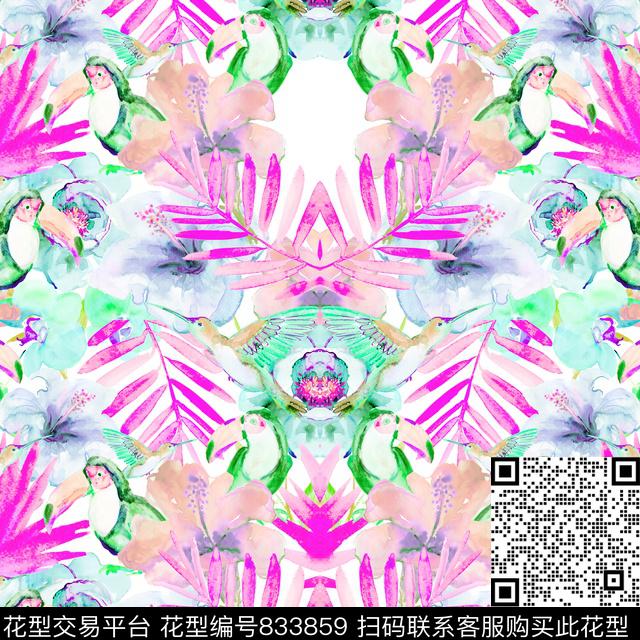 小碎花花朵花卉数码印花华亿平台下载（图片编号: 833859） - 瓦栏（Walan）