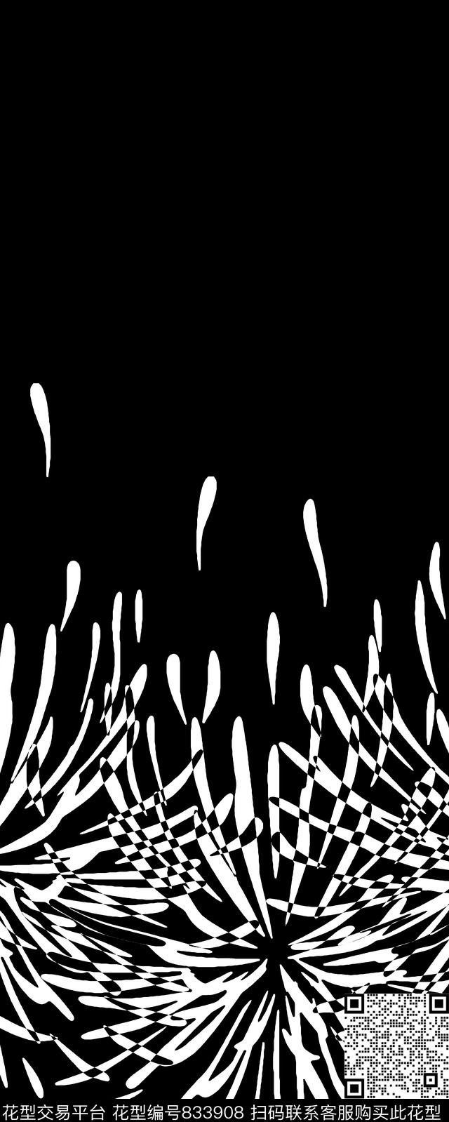 大花花卉花朵传统印花华亿平台下载（图片编号: 833908） - 瓦栏（Walan）