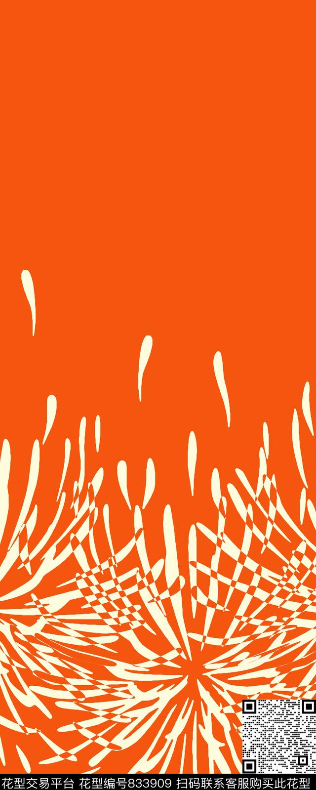 大花花卉花朵传统印花华亿平台下载（图片编号: 833909） - 瓦栏（Walan）