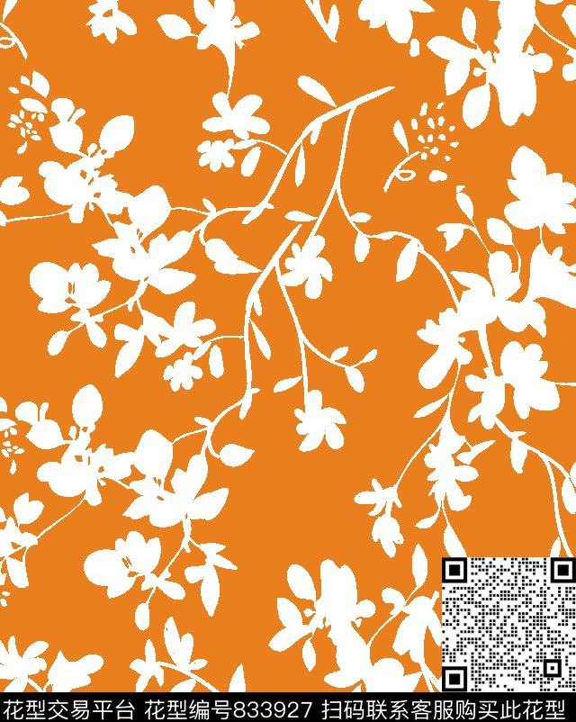 小碎花花卉花朵传统印花华亿平台下载（图片编号: 833927） - 瓦栏（Walan）