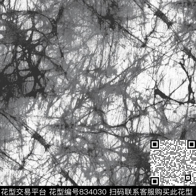 牛仔纹布纹黑白纹传统印花华亿平台下载（图片编号: 834030） - 瓦栏（Walan）