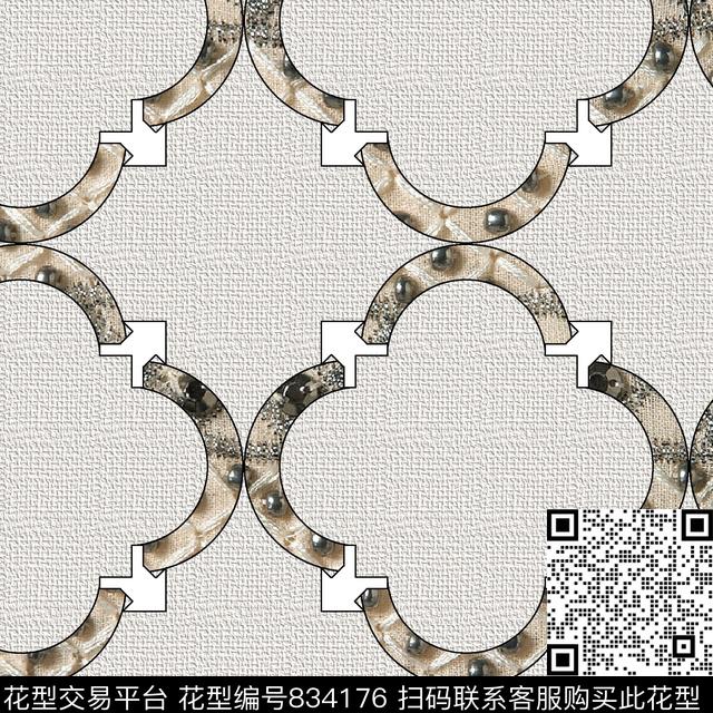 蕾丝肌理女装数码印花华亿平台下载（图片编号: 834176） - 瓦栏（Walan）