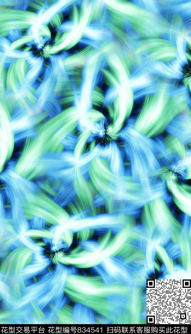 抽象炫彩几何数码印花华亿平台下载（图片编号: 834541） - 瓦栏（Walan）